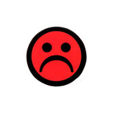 Scrum Smiley magneet 2,5 cm Rood