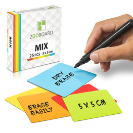 Beschreibbare Magnete - 5 x 5 cm - 25 Stück Beschreibbare Magnete - 5 x 5 cm - 25 Stück